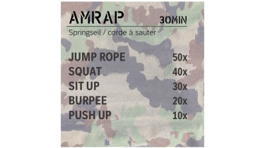 Full body workout: AMRAP 30min