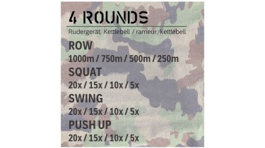 Allenamento completo del corpo: 4 rounds