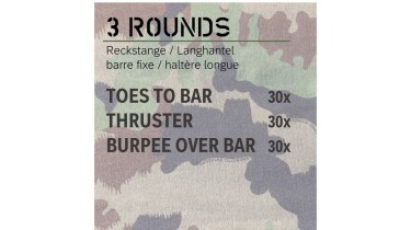 Full body workout: 3 rounds