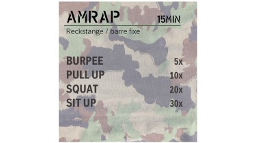 Full body workout: AMRAP 15min