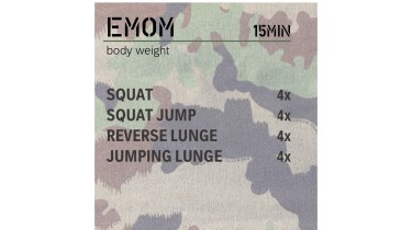 Training Ganzkörper: EMOM 15min - body weight