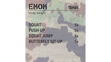Training Ganzkörper: EMOM 15min - body weight