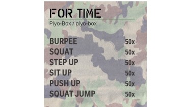 Full body workout: 1 round
