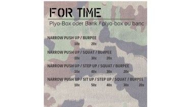 Full body workout: 4 rounds