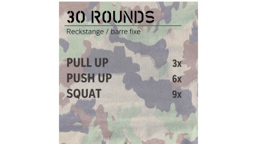 Training Unter-/Oberkörper: 30 rounds