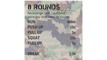 Training Unter-/Oberkörper: 8 rounds