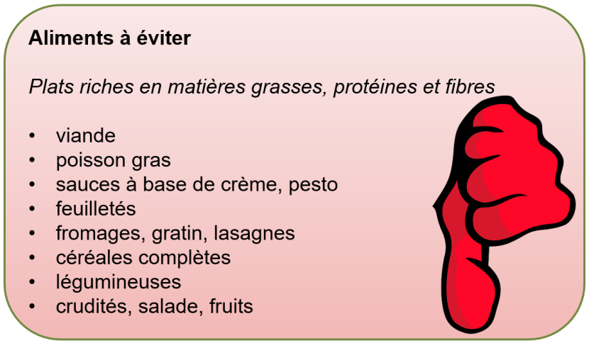 L'alimentation pendant le stress physique
